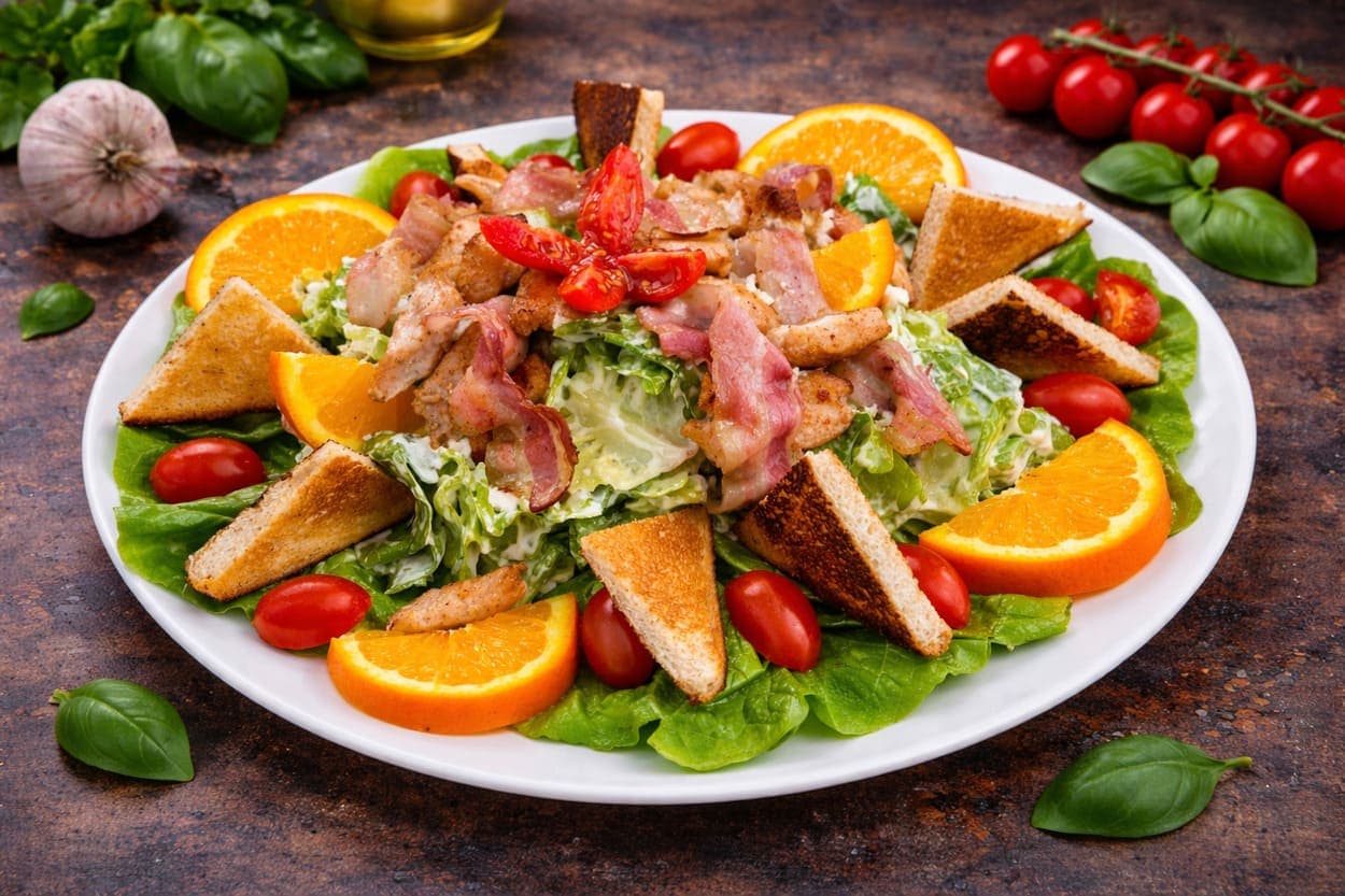 Cezar salata — restoran Aloo Aloo Sremska Mitrovica
